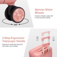 thumbnail image 5 of BAYUELSWU Luggage Sets 5 Piece Expandable Suitcase Set with Toiletry Bag + Duffel Bag, Hardside Expandable Suitcase with TSA Lock, Durable Travel Luggage (Pink), 5 of 8