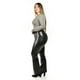 thumbnail image 2 of Pantalon flare tipo vinipiel Roman Fashion / Tallas Extras, 079 (Negro) negro 36, 2 of 6