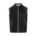 thumbnail image 2 of Aueoeo Men’s Sleeveless Cardigans Full Zip Up Knitted Sweater Vests Casual Outerwear Spring Waistcoat, 2 of 8