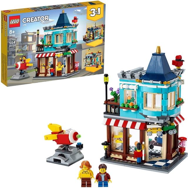 3en1 Kit de Construcción Tienda de Juguetes Townhouse LEGO Creator 31105 Nuevo 2020 con 554 piezas LEGO 31105
