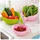 thumbnail image 4 of Rice Wash Sieve Plastic Pink Rice Washer Strainer Multipurpose Drain Basket for Vegetable Fruit, 4 of 4