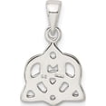 thumbnail image 4 of Sterling Silver Trinty Knot And Rose Tone Heart Pendant (15.45 X 12.35) Made In India qc9558, 4 of 6