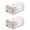 Beige, variant on 2 Pack 75L Large Storage Bags, Foldable Clothes Storage Bins with Reinforced Handle for Clothing Blanket Comforters Bed Sheets Pillows Toys Organizers and Storage, Navy blue