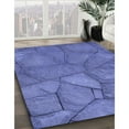 thumbnail image 2 of Ahgly Company Indoor Rectangle Patterned Sky Blue Dress Blue Area Rugs, 5' x 8', 2 of 6