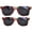 Floral Red, variant on Unisex Family Sunglasses Set – UV400 Protection, Impact-Resistant Polycarbonate Lens, Lightweight & Comfortable, Kids Polarized, Luxury Retro Design, Matching Style for Family Eyewear, Hot Pink