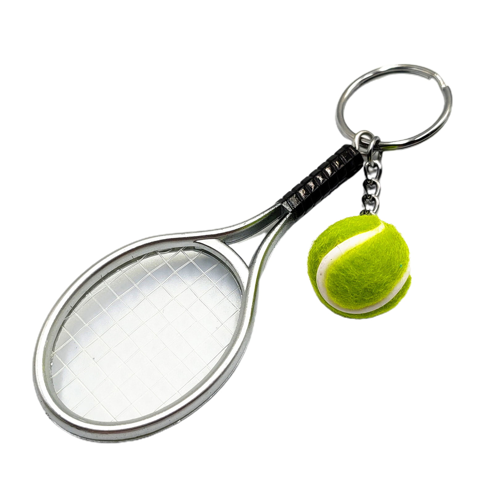 SANWOOD Simulation Mini Racket Ball Keychain Pendant Bag Key - Walmart.com