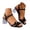 a-Black, variant on Ankle Strap Heels for Women Square Open Toe Chunky Block Heeled Sandals Butterfly Rhinestone Wedding Party Dress Shoes (Black,6)