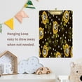 thumbnail image 6 of FMSHPON Sunflowers Skulls Clipboard Hardboard Wood Nursing Clip Board and Pull for Standard A4 Letter 13x9 inches, 6 of 7
