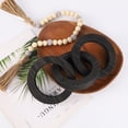 thumbnail image 2 of Wood Chain Link Decor 3 Link Chain Decoration Pine Wood Carved Modern Home Decoration Used for Farmhouse Decoration Living Room Bedroom Bookcase Porch Decoration, 2 of 6