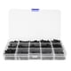 thumbnail image 1 of Nikou Kit de tornillos de nailon - 600 piezas Kit de tornillos de nailon portátil M3 5~25 mm Kit de tuercas de arandela de tornillo cruzado de cabeza plana de buena dureza(Black), 1 of 8
