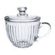 thumbnail image 1 of Vaso de vidrio para cereales, tazón de vidrio con tapa, tazón de vidrio para gachas, taza de desayuno con asa, tazón para leche y fruta., 1 of 5