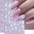 thumbnail image 1 of Adhesivos KAICCOSO para decoración de uñas con estampado de mariposas florales en relieve en 5D, 2 u, 1 of 8