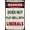 Warning Sign 6, variant on Retro Vintage Funny Warning Outdoor Metal Aluminum Sign - 8"x12" Decor, Coffee Theme Decor for Home Garage Kitchen Bar Pub Club Cafe Restaurant