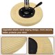 thumbnail image 3 of Fundas de taburete redondo de 2 piezas, fundas de silla redonda Diámetro 12-14", cojines de asiento de silla redonda Beige, 3 of 6