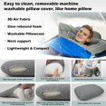 thumbnail image 4 of Almohada de camping Orynvaux de espuma viscoelástica, ligera y portátil, 4 of 7