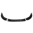 thumbnail image 5 of Ikon Motorsports Front Bumper Lip Compatible With 2023-2025 Honda Accord 11th Generation, V2 Style 3PC Underbody Chin Spoiler Gloss Black PP Polypropylene Splitter Diffuser Valance Molding Trim, 5 of 8