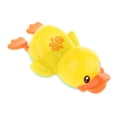 thumbnail image 4 of Juguete de amarillo para para bebés , cadena enrollable, juguete de agua para bañarse, juguete para bañera y piscina Hugo Juguete Wind Up Duck, 4 of 6