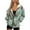 Horse Flower, variant on Uorisanigo Western Cowbody Horse Zip Up Hoodies for Women Slight Stretch Soft Oversized Casual Sweatshirts Drop Shoulder OversizedWinter Fashion Clothes Size XS