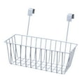 thumbnail image 3 of over Cabinet Door Organizer Basket Grid Storage Baskets with Hooks Shelves Sink Organization Metal Hanging Basket for Railing Railing, 3 of 9