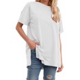 thumbnail image 2 of Womens Basic Tee womens flowy summer tops, 2 of 5