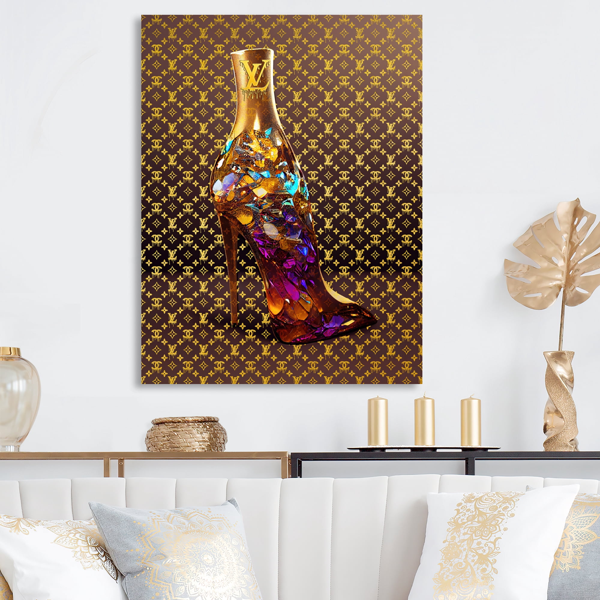 Designart Luxurious Stilettos III Canvas Wall Art