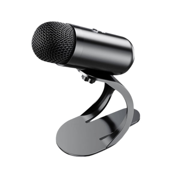 Micrófono de condensador USB de escritorio para podcasting, ideal para grabar con el teléfono o la computadora. sin luces RGB
