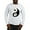 Ash Gray, variant on CafePress - Wolf Therian Ying Yang Long Sleeve T Shirt - Unisex Cotton Long Sleeve T-Shirt