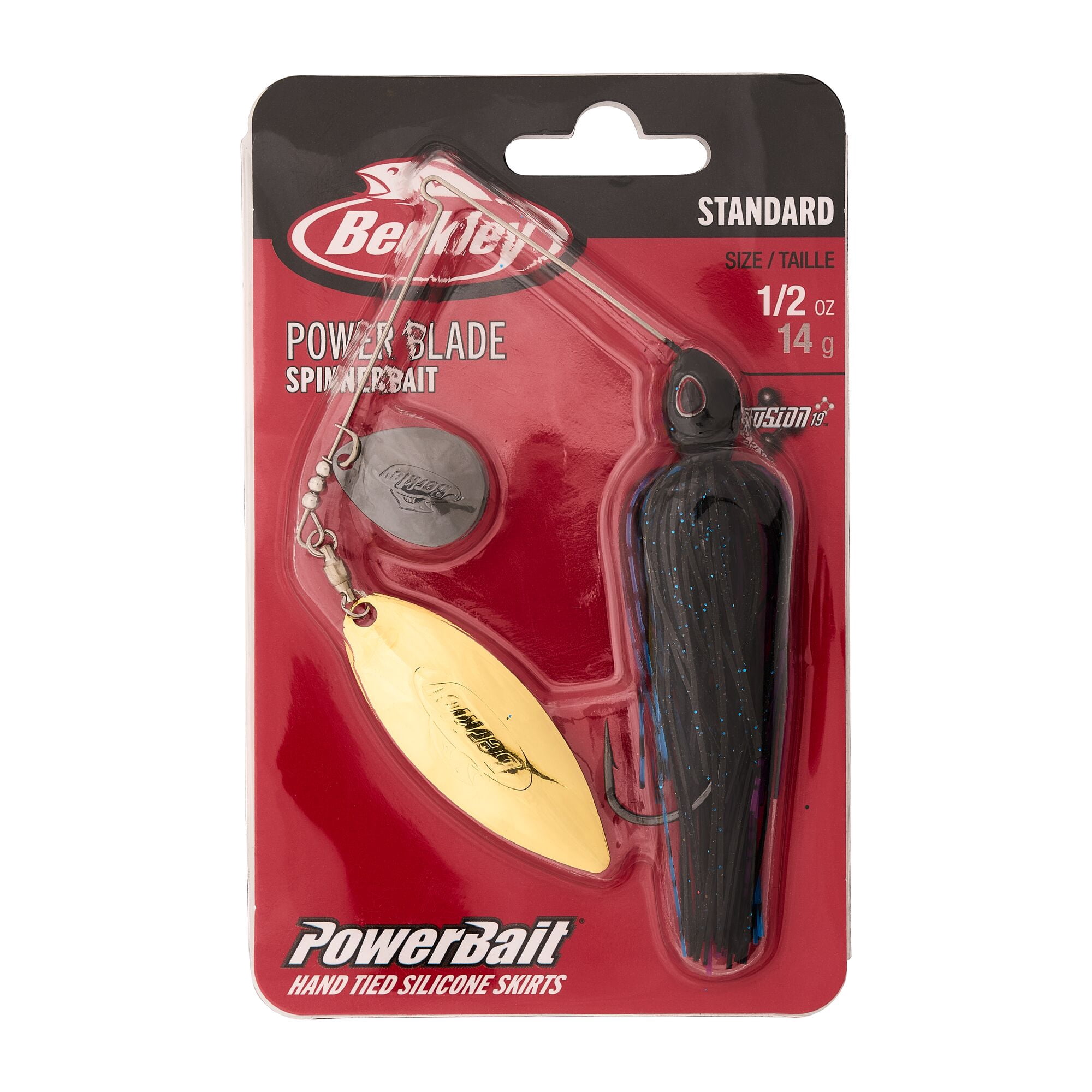Berkley Power® Blade Standard, Spinnerbaits, BL Special/Black Nickel + Gold (1 Count)
