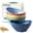 Multicolor-4, variant on Homienly Wheat Straw Serving Bowls Unbreakable Serving Bowls for Kitchen, Camping, Party, RV, Microwave and Dishwasher Safe Soup Bowls 26 OZ Popcorn Bowls Reusable (4 PCS White)