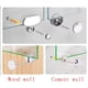 thumbnail image 4 of Clip de vidrio flotante para espejo de aleación de zinc, soporte/clip redondo para espejos montados en la pared, soporte para espejos de baño (8 piezas), 4 of 5