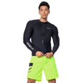 thumbnail image 3 of AquaPlay Men's Rash Guard Quick-Drying Full Zipper Surfing Diving Suits Swimwear Long Sleeve Suit Swimming Surf Clothing Beach Outdoor Sport, 3 of 8