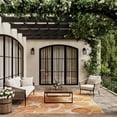 thumbnail image 3 of Nourison Garden Oasis 10' x 14' Coral Tropical Rug, 3 of 11