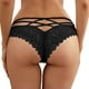 thumbnail image 3 of Gibobby Pantys para Mujer Bragas para mujer, encaje ganchillo, bragas con cordones, ropa interior calada Sexy （Negro， S), 3 of 4