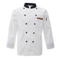 thumbnail image 4 of Uniforme de Cocinero, Chaqueta Man para de Restaurante Otros Trabajos de Cocina Macarena Chef Jacket Uniforme para hombres, 4 of 8