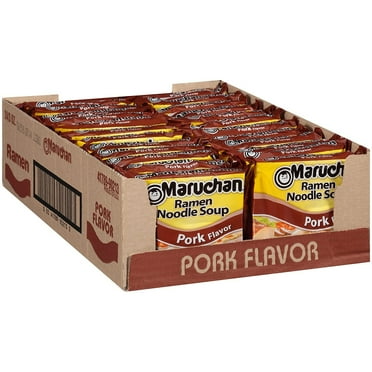 Maruchan Ramen, Pork Flavor, 3 oz, 24 Ct