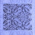 thumbnail image 1 of Ahgly Company Indoor Square Abstract Blue Modern Area Rugs, 6' Square, 1 of 4