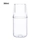 thumbnail image 5 of Kearding Jarra de agua transparente elegante de vidrio de borosilicato duradero con tapa y abertura de boca ancha Cocina y Comedor Una olla + Una taza 360ml, 5 of 6