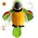 thumbnail image 2 of Guacamayo parlante loro repetir lo que dice Animal relleno juguete de peluche registro electrónico pájaro animado hablando loro mascota juguetes de peluche, 2 of 5