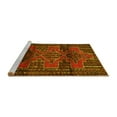 thumbnail image 2 of Ahgly Company Machine Washable Indoor Rectangle Persian Yellow Traditional Area Rugs, 2' x 4', 2 of 4