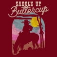thumbnail image 2 of Junior's Lost Gods Saddle Up Buttercup Racerback Tank Top Scarlet X Large, 2 of 4