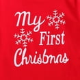 thumbnail image 5 of WSEVYPO Christmas 4Pcs Outfit Set Baby Girls Boys My First Christmas Rompers, 5 of 6