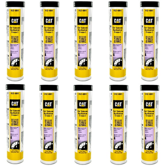 Cat 452-6001 Extreme Application Grease NLGI #2, 5% Moly 13.7oz. | 10 Cartridges