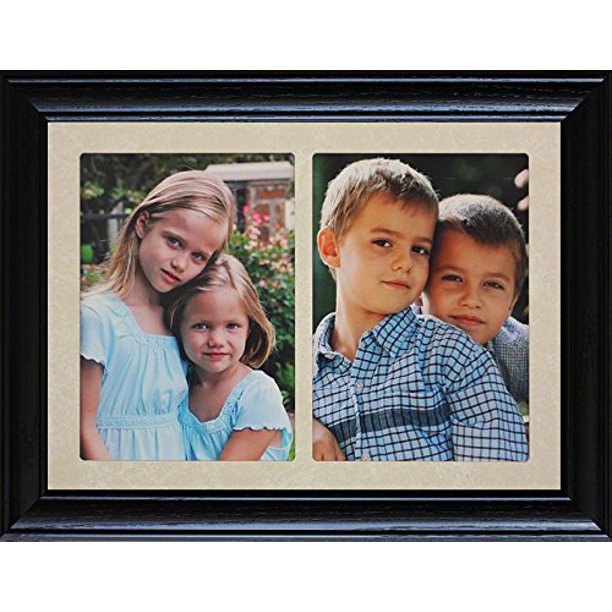 10X13 Double 5X7 Jumbo Photo Collage Frame Holds Two Portrait 5X7