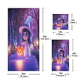 thumbnail image 3 of 3 Piece Bath Towels Set Bath Towel, Hand Towel and Face Towel for Bathroom, Gym, Hotel Person Holding Pumpkin Lantern, 3 of 8