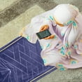 thumbnail image 3 of Boreal Craft Intriguing Flannel Carpets Eid Festival Traditional Rugs Prayer Kneeling Mats Quality Carpets For Arabic Celebrations Blanket Throw, 3 of 5