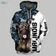 thumbnail image 4 of Sudadera con capucha de animales de pastor belga malinois Sudadera con capucha con lazo plateado gráfico 3D Sudadera con capucha de animales Perro pastor belga malinois Sudaderas Ropa deportiva inform, 4 of 5