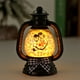 thumbnail image 4 of Mini farolillos navideños de muñeco de nieve con velas LED parpadeantes, 12 unidades, decoración de mesa invernal con lazo a cuadros, 9 x 6,5 x 5 cm Rkxzt, 4 of 9