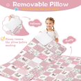 thumbnail image 3 of Pioneer Flower Floral Print Pattern Toddler Nap Mats for Kids Preschool,Sleeping Mat Bag or Kids,Toddler Sleeping Bag,Toddler Nap Mat or Daycare, 3 of 6