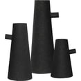 thumbnail image 6 of Renwil Aflynta Modern Iron Metal Decorative Vase in Black (Set of 3), 6 of 8