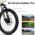 thumbnail image 6 of Glerc Skyline 20 Inch Kids Mountain Bike for Boys Girls 6 7 8 9 10 11 12 Years Old, 21-Speed Kid Bicycle with Front Suspension & Dual Disc Brakes & Rugged Frame, Green, 6 of 10